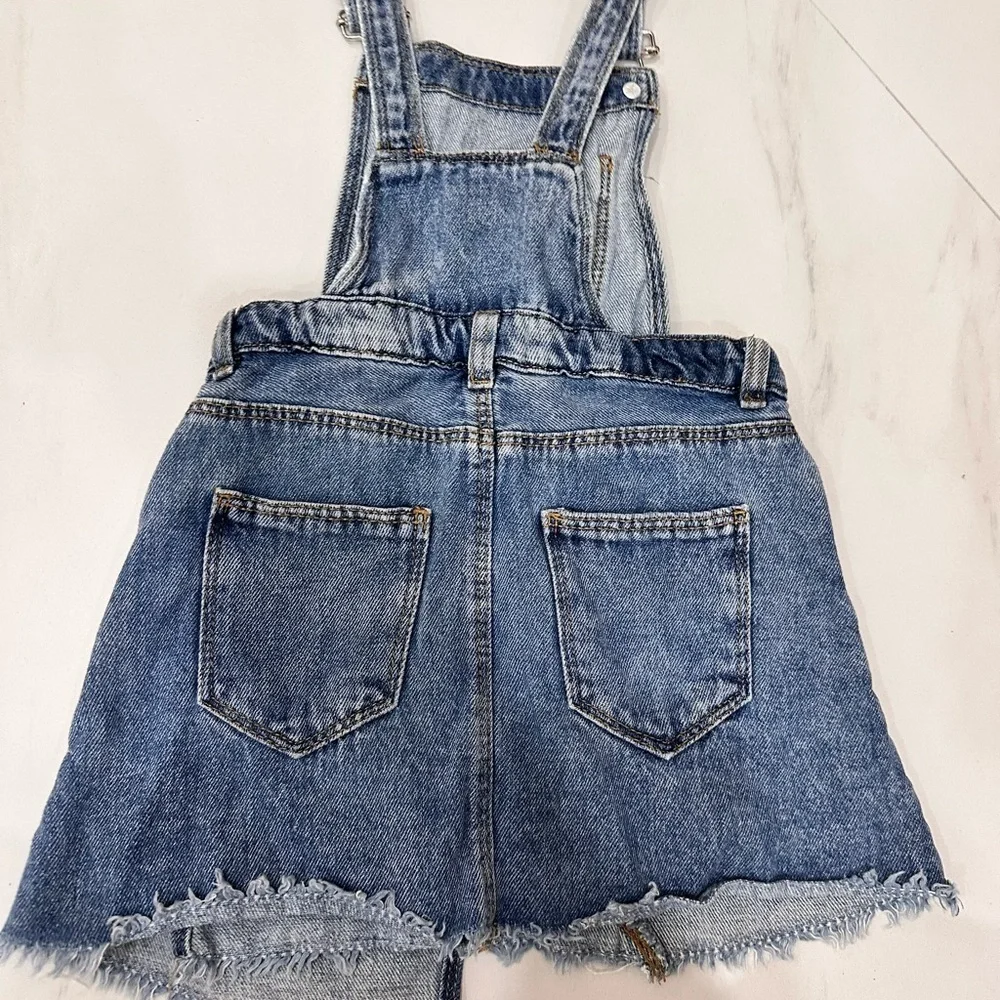 Zara Kids Classic Blue Denim Overalls